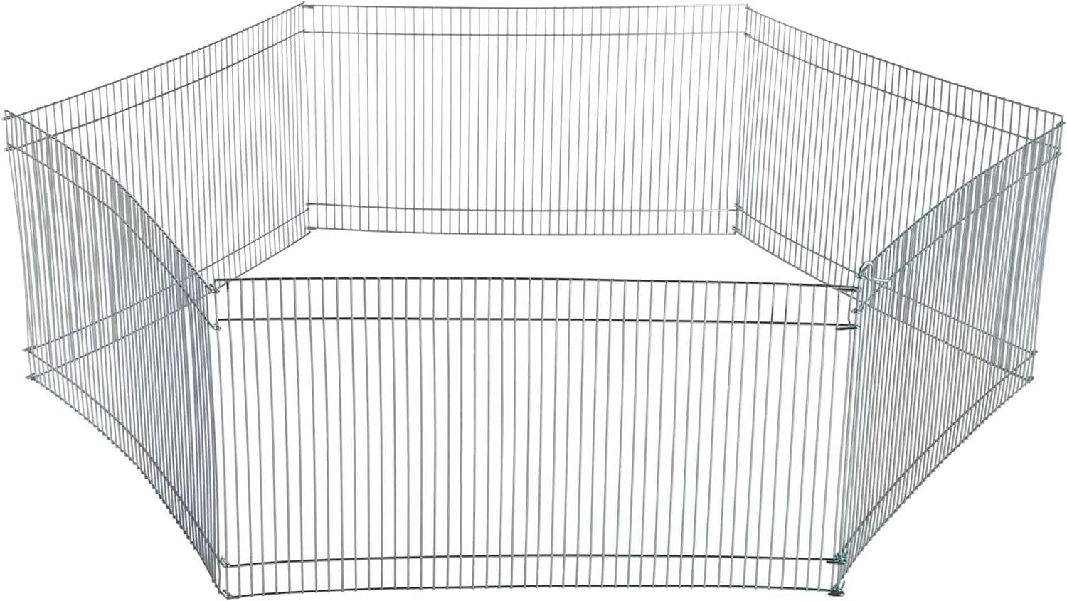 TRIXIE Small Animal Indoor Wire Playpen, Portable Hamster Exercise Pen, 10″ Tall