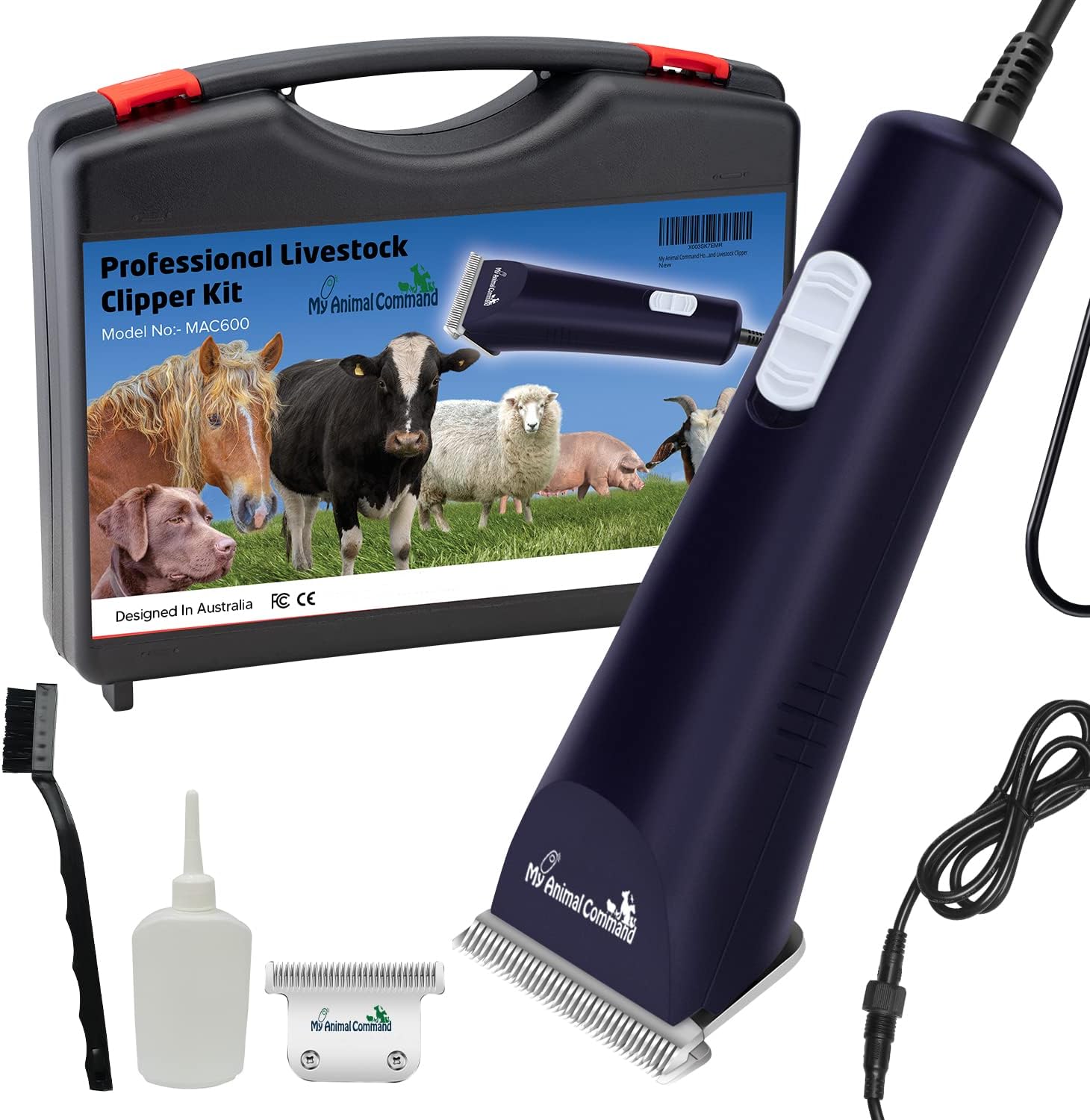 My Animal Command Professional Livestock Clippers for Grooming