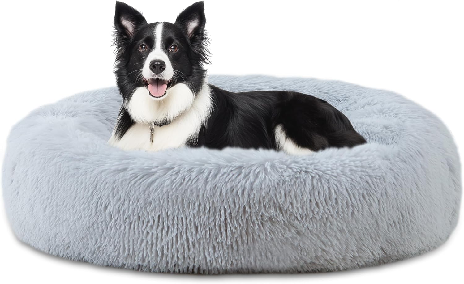ELSKER&HOME 39” Donut Dog Bed, Calming Dog Bed for Large Sized Dog