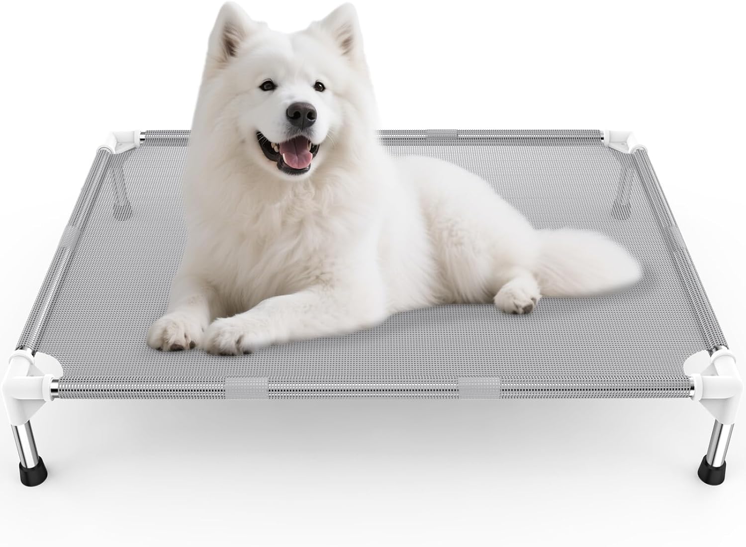 Elevated Dog Bed with Teslin Cooling Fabric – Dog Cot for Large Dogs