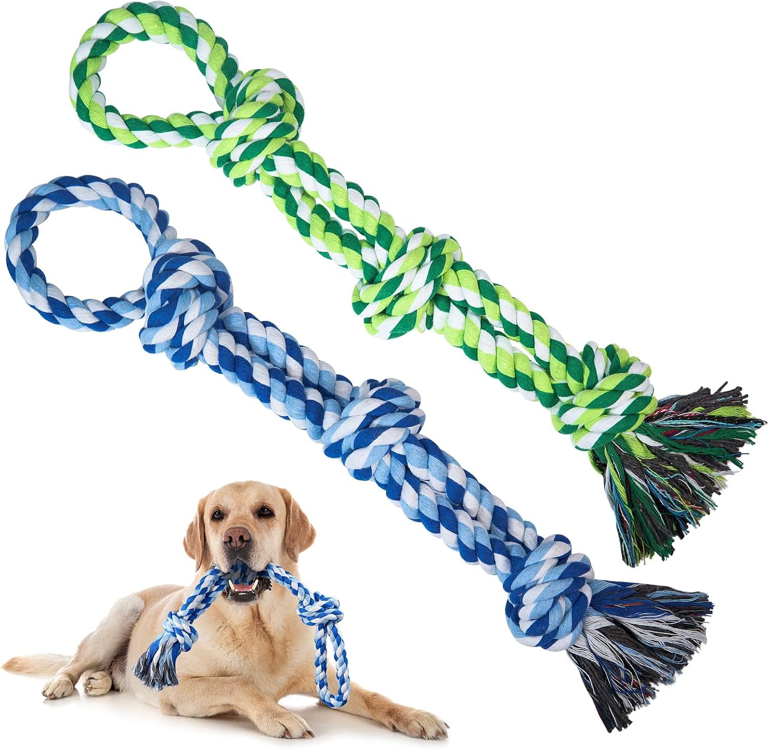 TLAZZ 2 Pack Chew Toys, for Aggressive Chewers