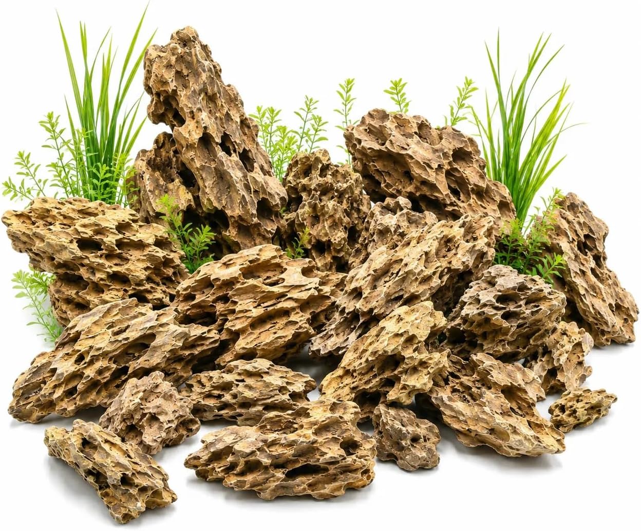 Dragonstone | Dragon Rock | Dragon Rocks for Aquarium | Aquarium Dragon Stone | Dragon Stone Aquarium Rock. Natural hardscape for aquascaping. 5lb Weight. 2-4 inches Each. Perfect for Aquarium Setup.