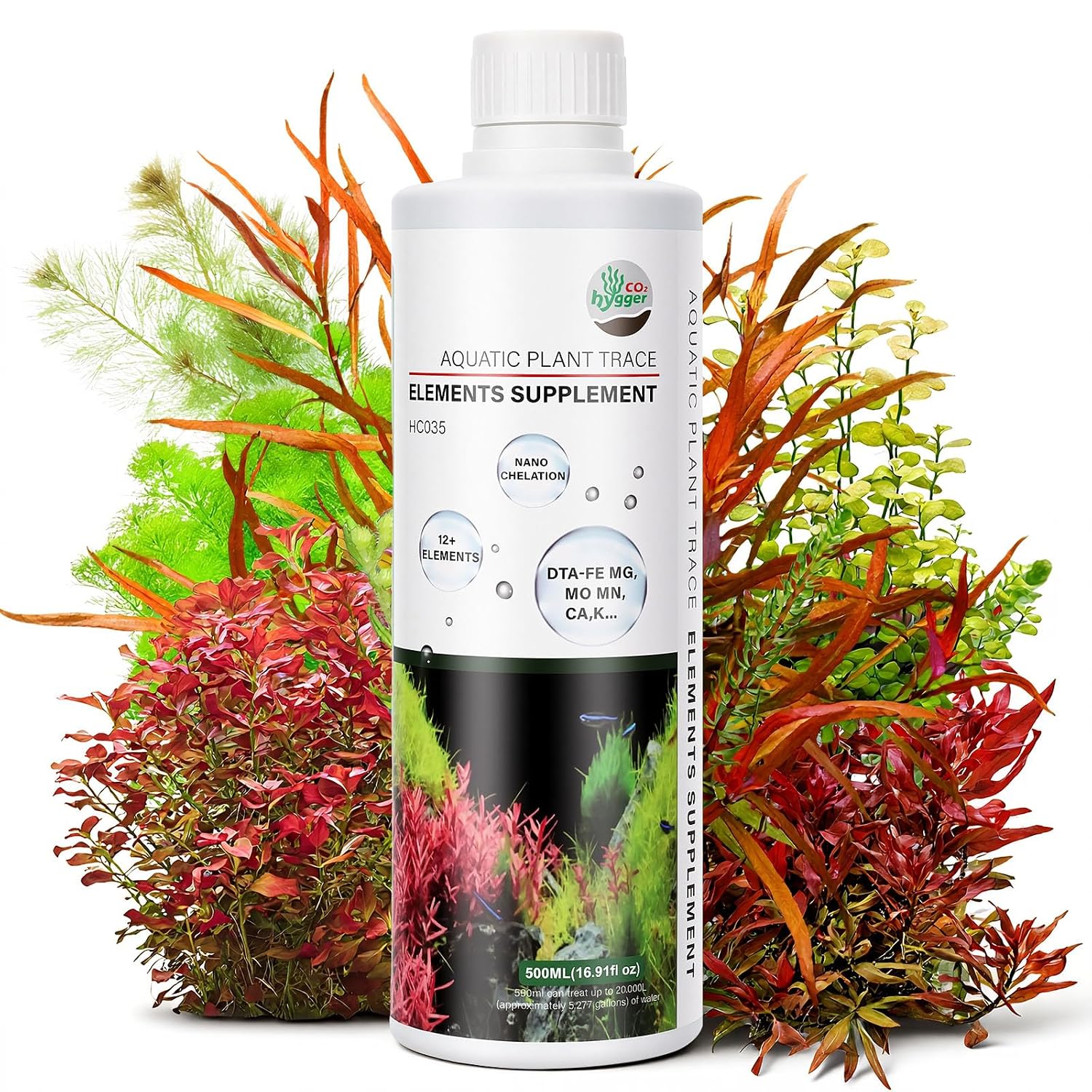 HC035 All-in-One Liquid Aquarium Plant Fertilizer – with Essential Micro & Macro Nutrients for Freshwater Planted Tanks, 150ml/500ml/1000ml (150mL)