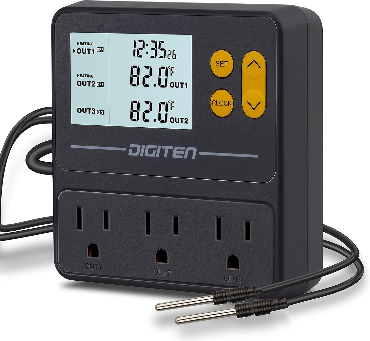 DIGITEN Day-Night Reptile Temperature Controller with Timer