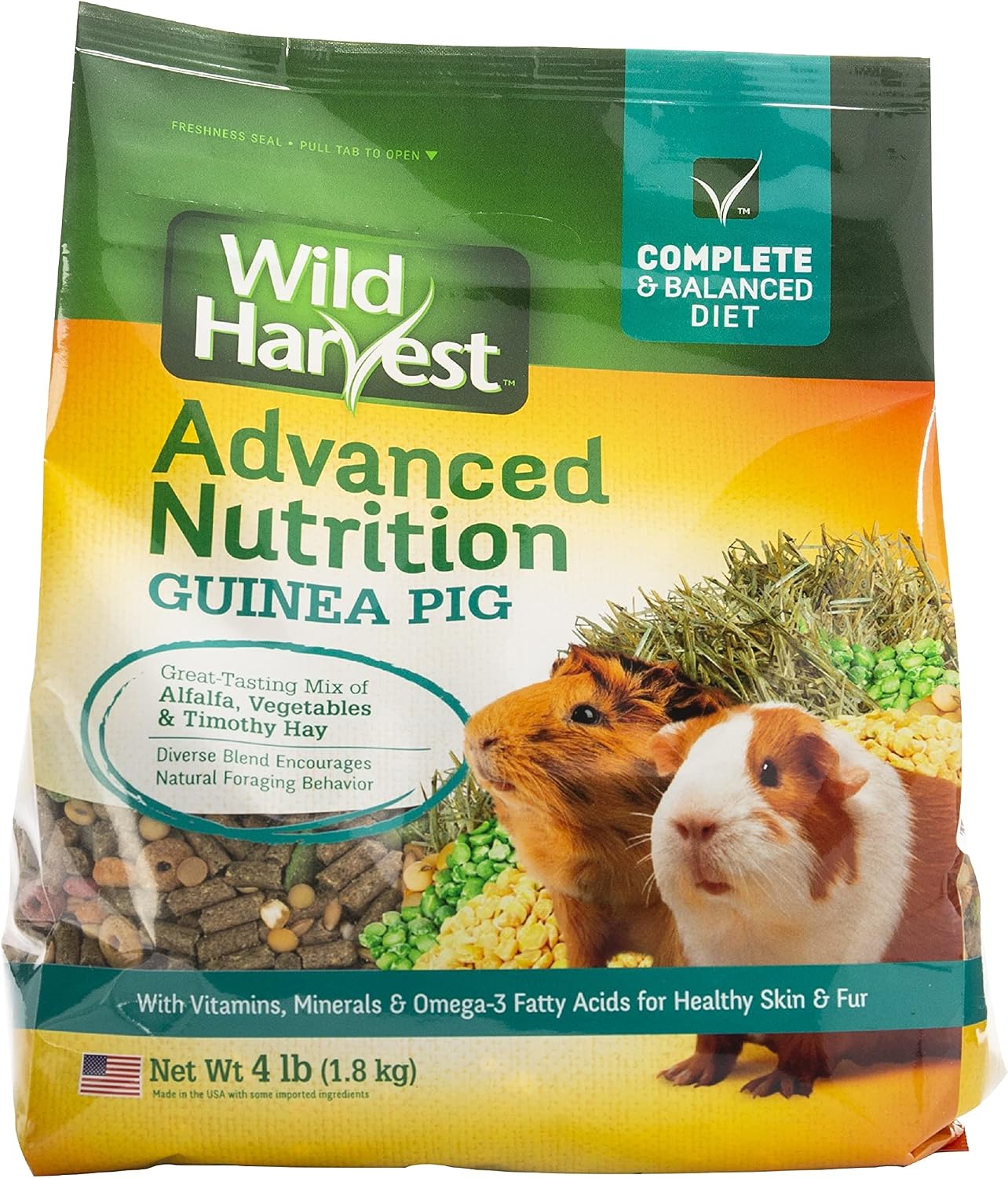 Wild Harvest Advanced Nutrition Guinea Pig Food, 4 lbs
