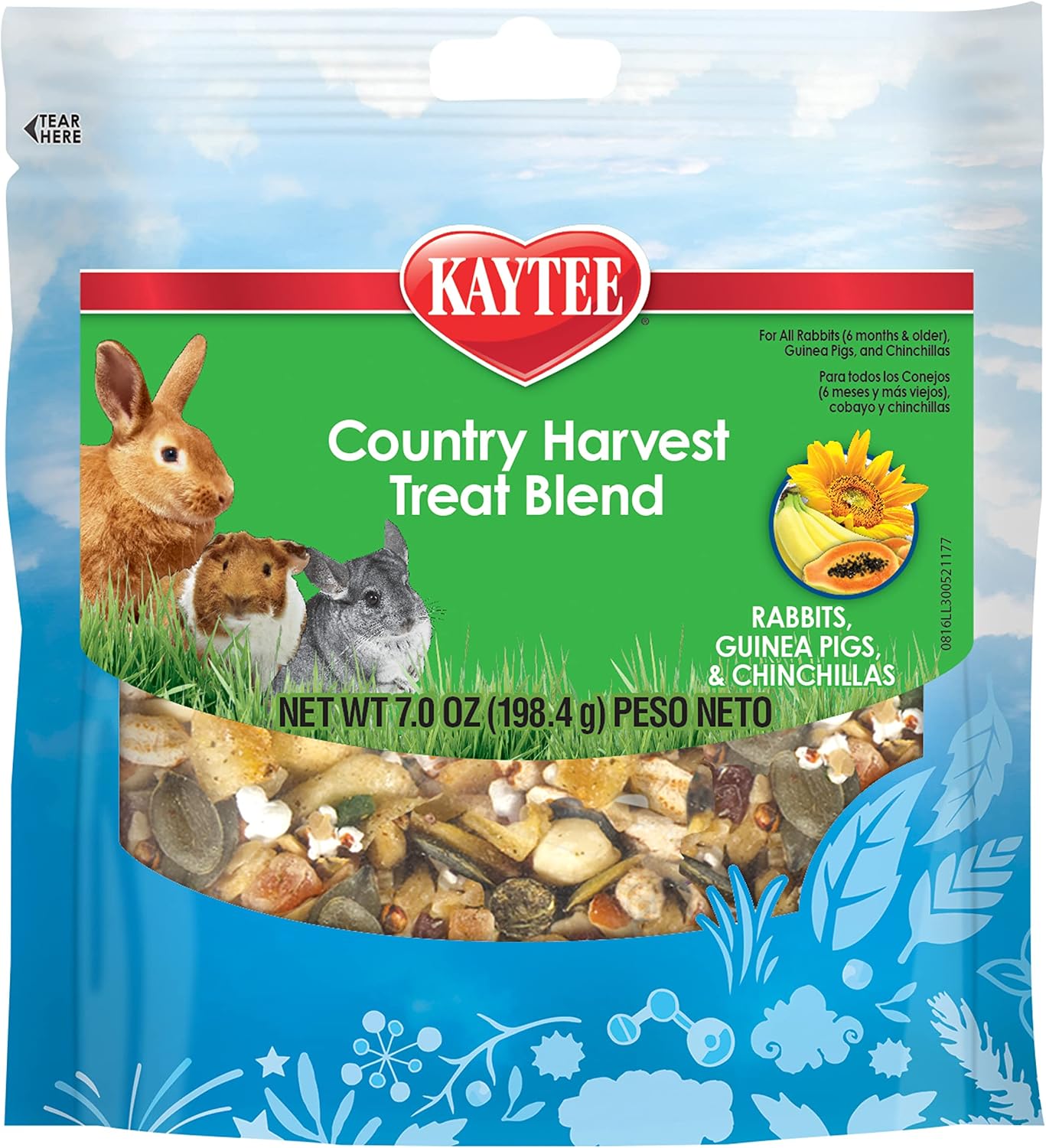 Kaytee Country Harvest Treat Blend for Rabbits, Guinea Pigs and Chinchillas