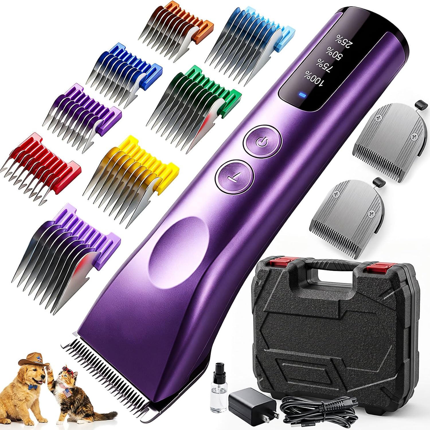 Professional Heavy Duty Dog Clippers for Grooming Thick Heavy Coats
