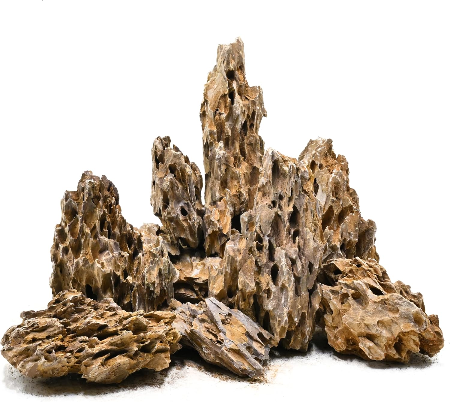 Natural Stone 20lb Aquarium Rocks for Aquarium Landscaping Models and PH Neutral Rocks Aquascaping Stones for Terrariums-2-8 inches