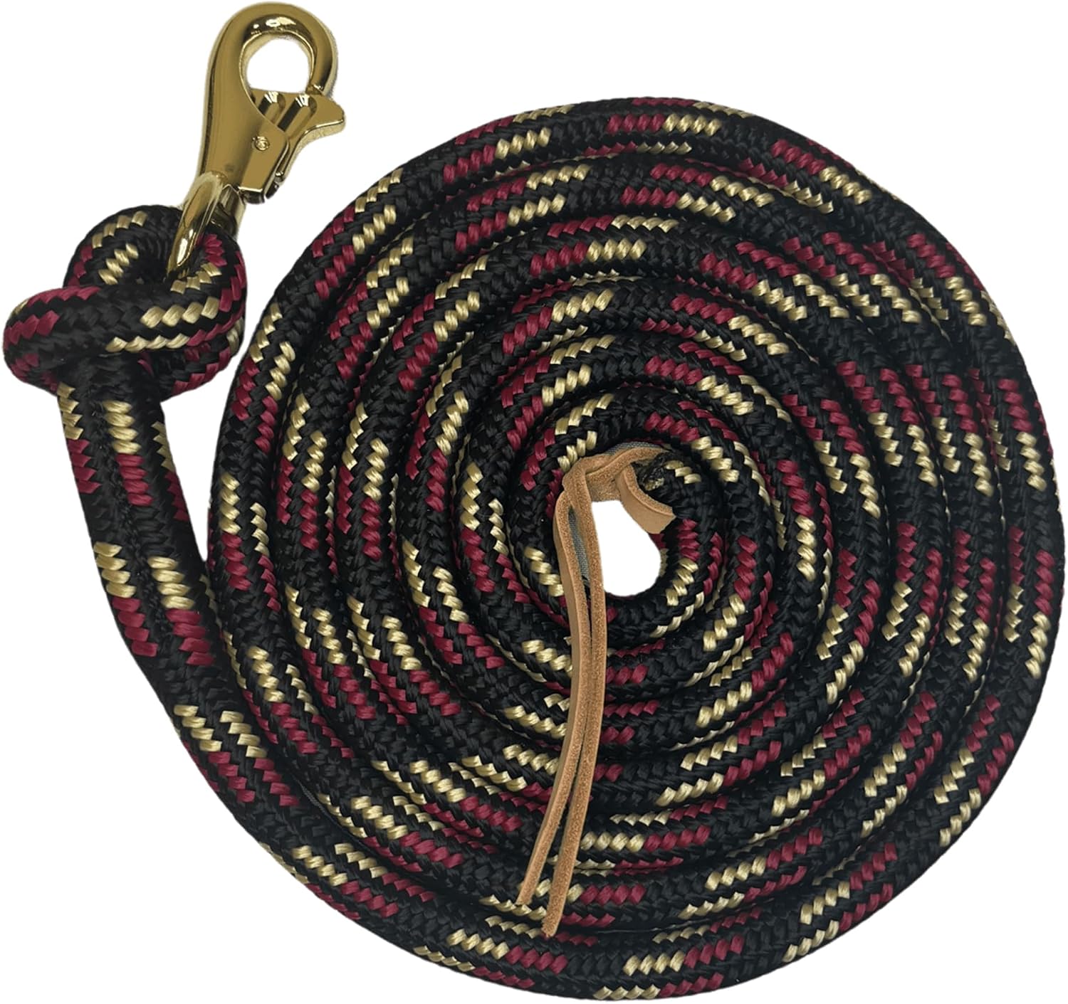 Kensington Ballistic Nylon Clinician Training Lead – 15″ ft Training Lead – Tear-Resistant, with Metal Hardware to Keep Lead Fastened – Heavy Duty Braided Lead with Quick Swivel Snap
