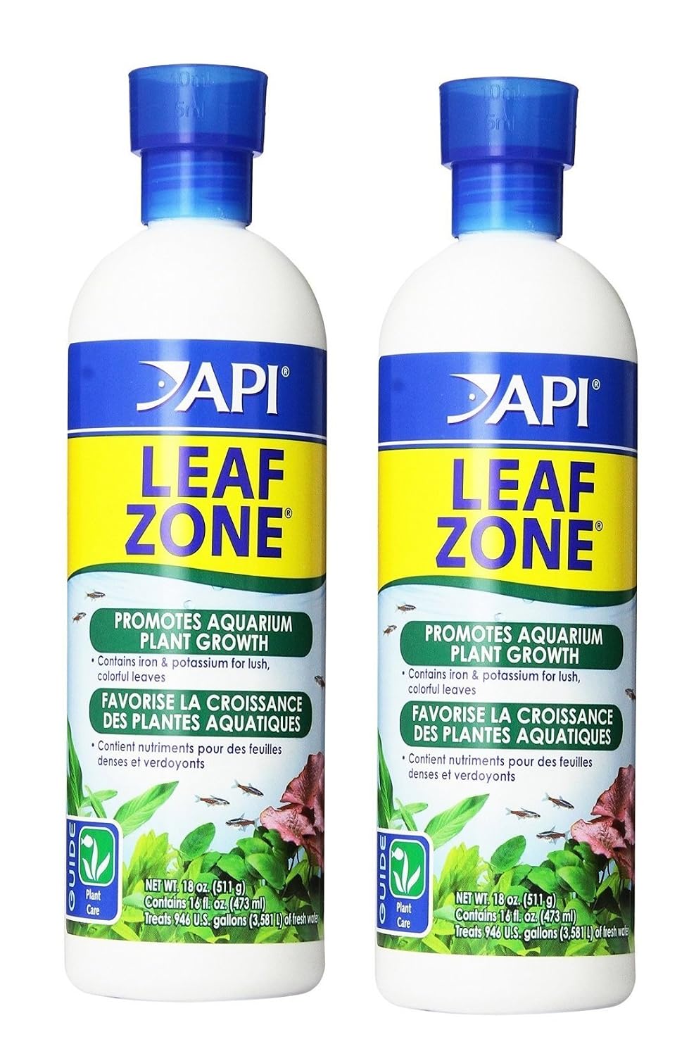 API Leaf Zone Aquarium Plant Food, 32-Ounce (2) 16oz Bottles.