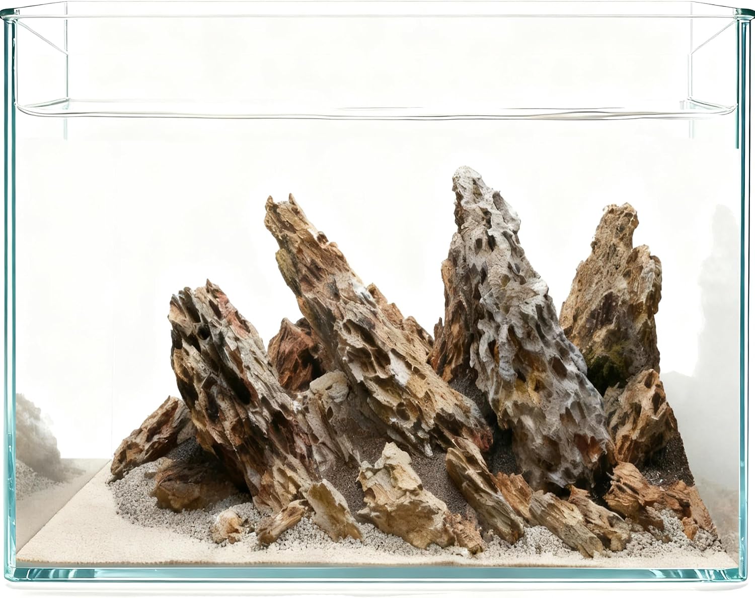 Aquarium Rocks Dragon Stone Natural Hardscape Stone for DIY Aquariums, Fish Tanks, Bonsai, Terrariums, Paludarium Amphibian Enclosures (10Lb (3-8 inch), Dragon Stone)