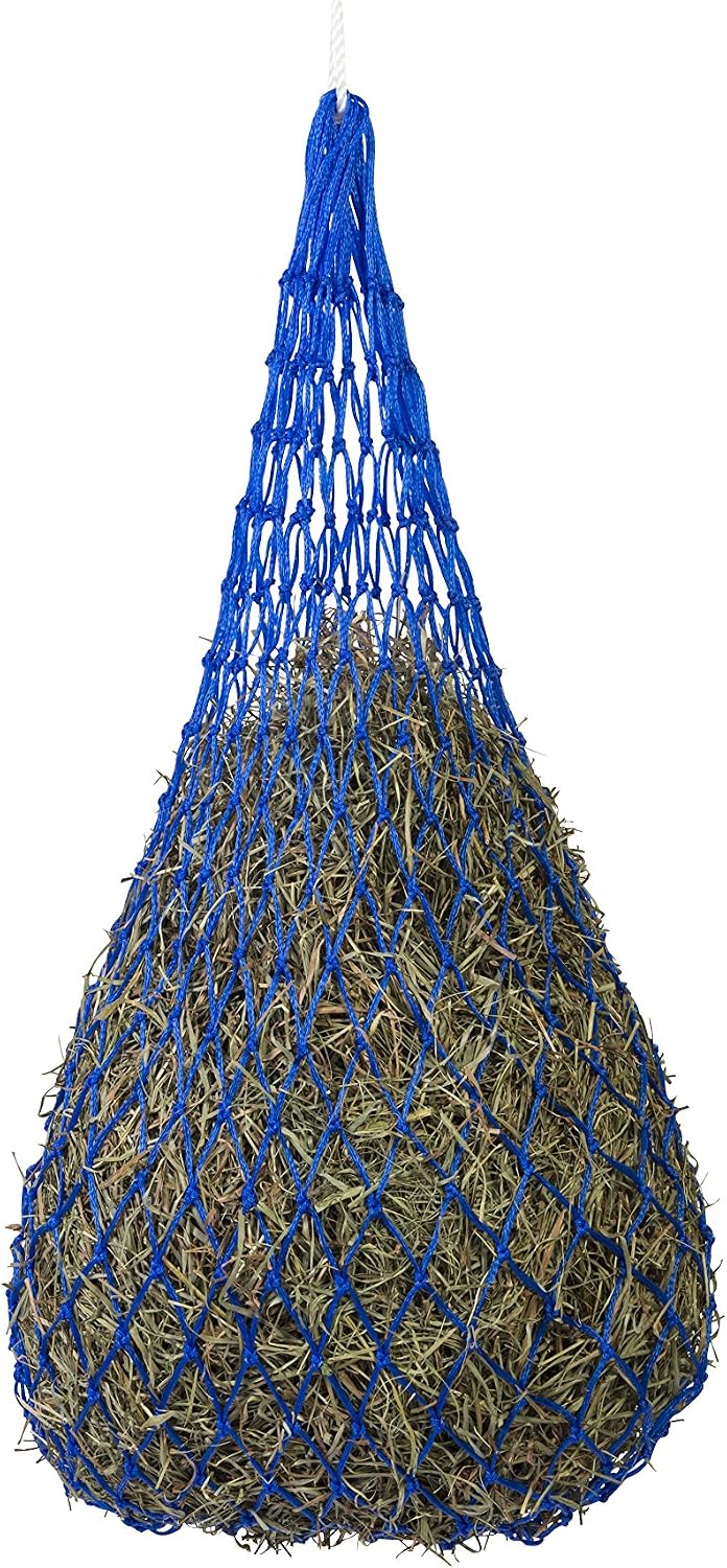Weaver Equine Slow Feed Hay Net, 36” Small Hole Synthetic Rope Horse Hay Feeder for Slower Feeding, Ideal Horse Hay Net for Horse or Goat Shows