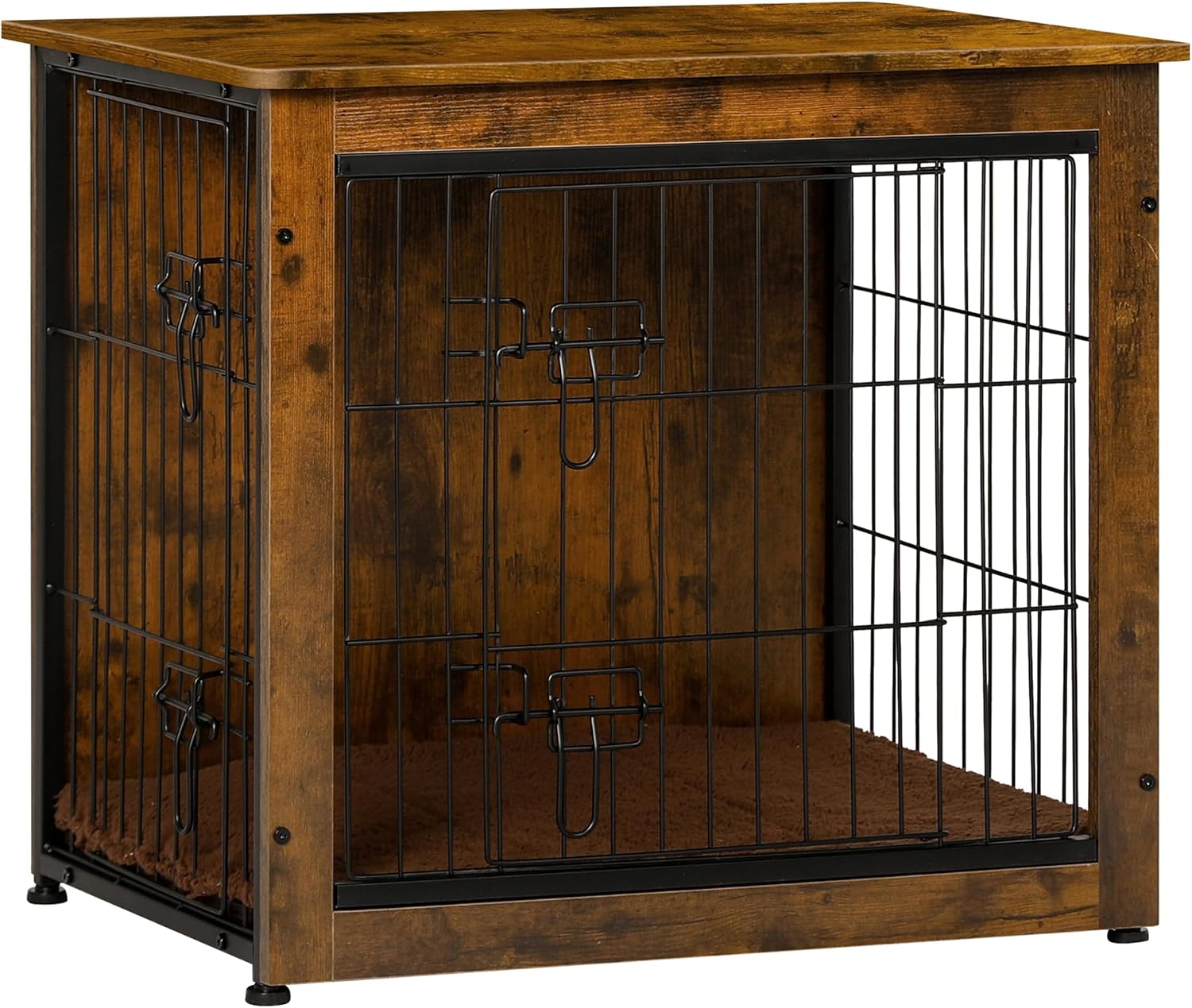 DWANTON 27″ Dog Crate Furniture, Dog Kennel Indoor, with Waterproof Cushion