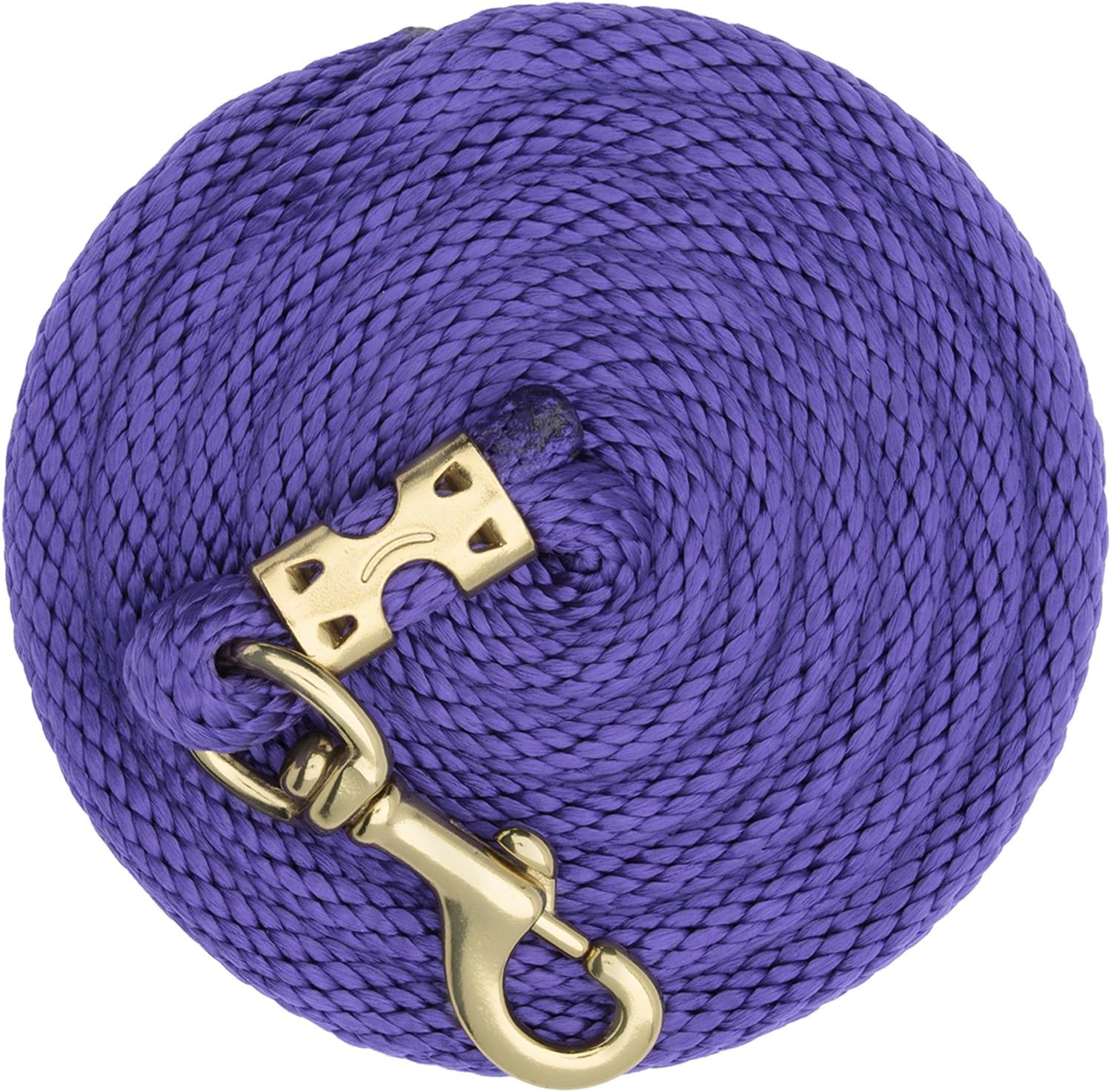 Weaver Equine 8′ Horse Lead Rope with Brass-Plated Snap