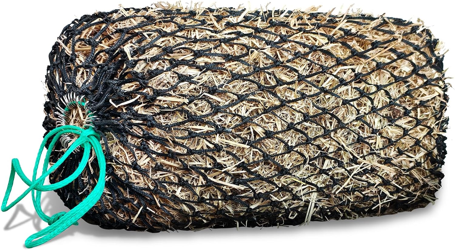 Slow Feed Hay Net, Square Bale PE Horse Hay Net with Drawstring