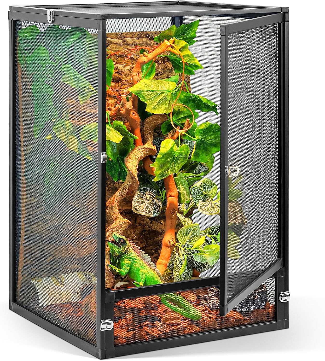 RunDuck Foldable Reptile Terrarium Kit 33 Gallon 26″x17″x17″
