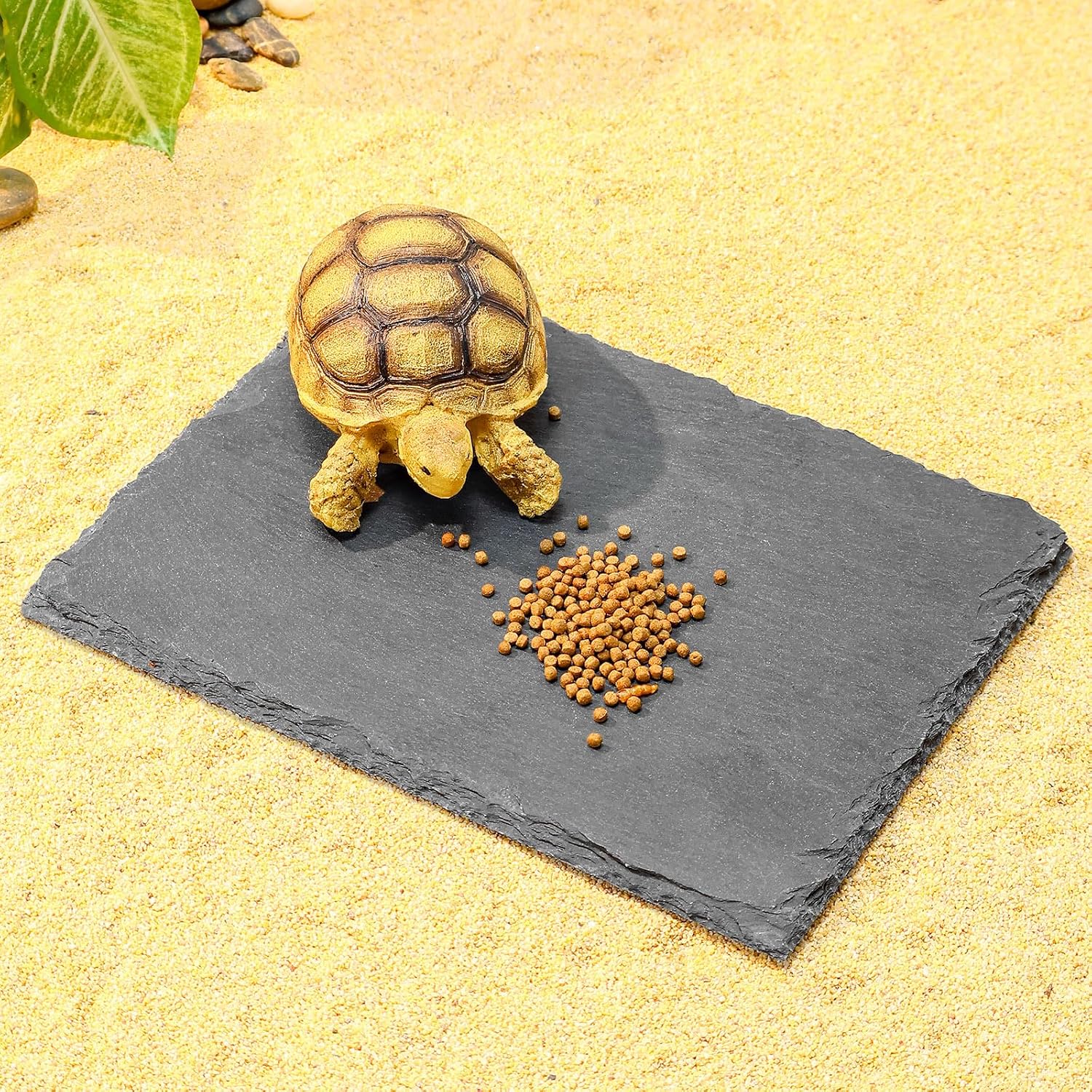 8×6 Natural Slate Basking Platform for Reptiles & Turtles